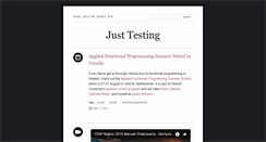 Desktop Screenshot of justtesting.org
